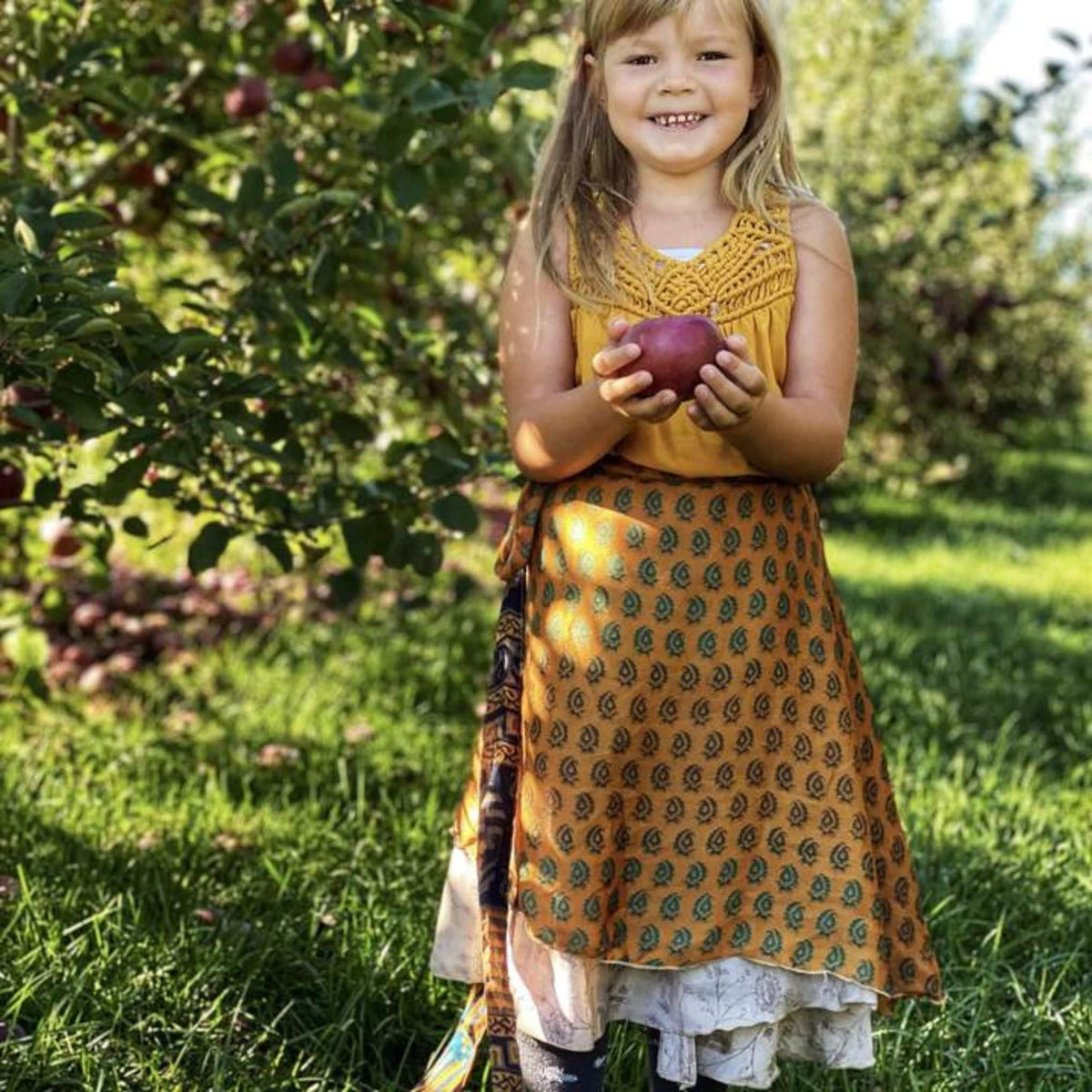 Kids Skirt – Recycled Sari Magic